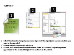 Calendar 2012 planner powerpoint presentation slides