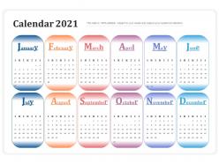 Calendar 2021