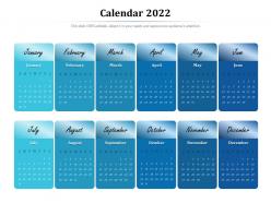 Calendar 2022