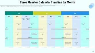 Calendar Timeline Training Plan Milestone Planning Month Duration Completion