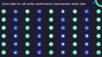 Call Center Performance Improvement Action Plan Powerpoint Presentation Slides