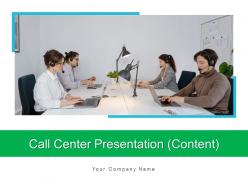 Call Center Presentation Content Major Inputs Improve Quality Measure Success