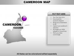 Cameroon country powerpoint maps