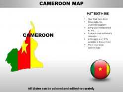 Cameroon country powerpoint maps