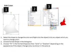 Cameroon country powerpoint maps