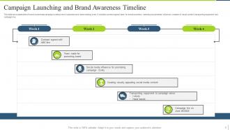 Campaign Awareness Timeline Powerpoint Ppt Template Bundles