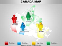 Canada country powerpoint maps