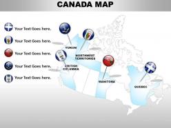 Canada country powerpoint maps