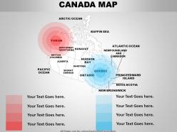 Canada country powerpoint maps