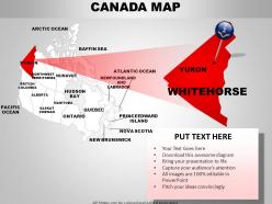 Canada country powerpoint maps