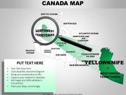 Canada country powerpoint maps