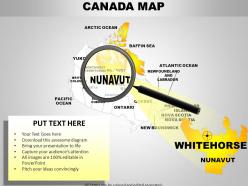 Canada country powerpoint maps