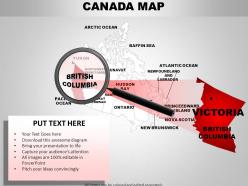 Canada country powerpoint maps