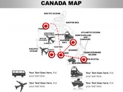 Canada country powerpoint maps