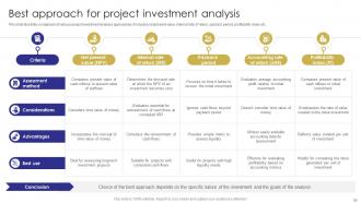 Capital Budgeting Techniques To Evaluate Investment Projects Complete Deck Adaptable Captivating