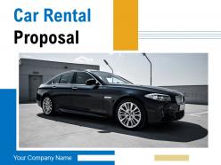 Car Rental Proposal Powerpoint Presentation Slides