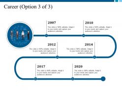 Career example presentation about yourself ppt visual aids pictures