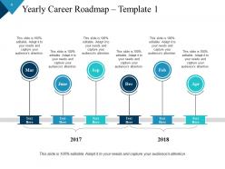 Career Linear Process Powerpoint Presentation Slides