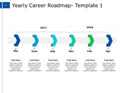 Career Timeline Powerpoint Presentation Slides