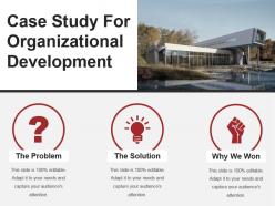 Case study for organizational development ppt slide