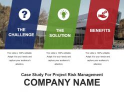 Case Study For Project Risk Management Powerpoint Template