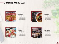 Catering Proposal Template Powerpoint Presentation Slides