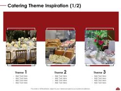 Catering Proposal Template Powerpoint Presentation Slides