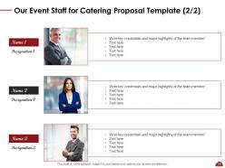 Catering Proposal Template Powerpoint Presentation Slides