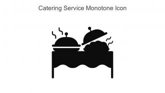 Catering Service Monotone Icon In Powerpoint Pptx Png And Editable Eps Format