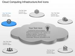 Cd cloud computing infrastructure and icons powerpoint template