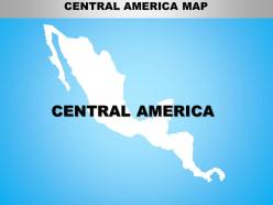 Central america continents powerpoint maps