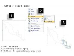 Central america continents powerpoint maps