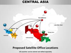 Central asia continents map 1114