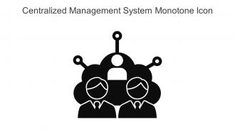 Centralized Management System Monotone Icon In Powerpoint Pptx Png And Editable Eps Format