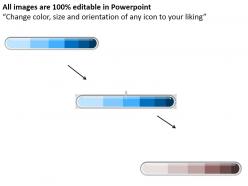 Cf six staged progress meter powerpoint template