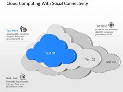 Cg cloud computing with social connectivity powerpoint template