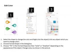 Cg four staged vertical timeline powerpoint template