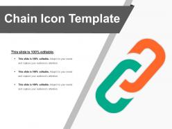 Chain icon good ppt example