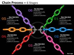 46822422 style variety 1 chains 6 piece powerpoint presentation diagram infographic slide