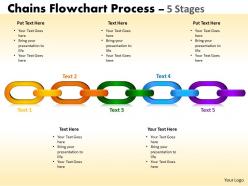 33155964 style variety 1 chains 5 piece powerpoint presentation diagram infographic slide