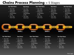 14041487 style variety 1 chains 5 piece powerpoint presentation diagram infographic slide