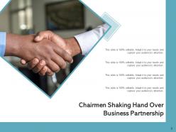 Chairman business enterprise statement partnership employees workforce