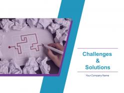 Challenges And Solutions Powerpoint Presentation Slides