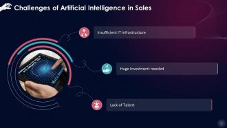 Challenges Of Artificial Intelligence In Sales Training Ppt