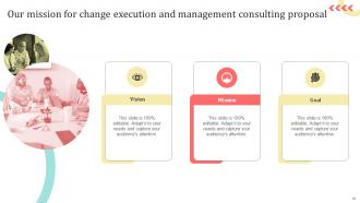 Change Execution And Management Consulting Proposal Powerpoint Presentation Slides Informative