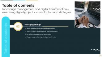 Change Management And Digital Transformation Examining Digital Project Success Factors And Strategies CM CD Professional Engaging