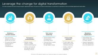 Change Management And Digital Transformation Examining Digital Project Success Factors And Strategies CM CD Template Adaptable