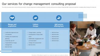 Change Management Consulting Proposal Powerpoint Presentation Slides