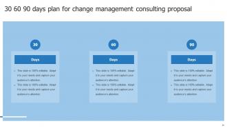 Change Management Consulting Proposal Powerpoint Presentation Slides