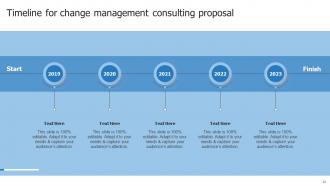 Change Management Consulting Proposal Powerpoint Presentation Slides